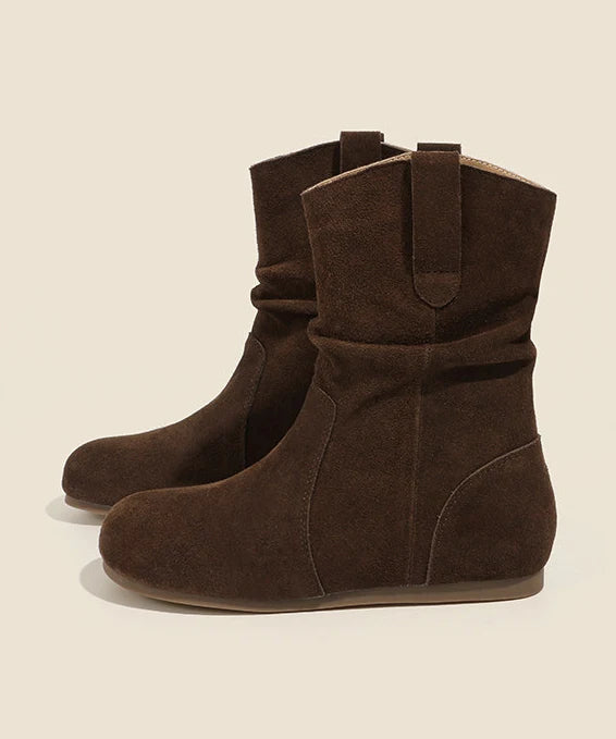 Dames sleehak laarzen casual stijl 2