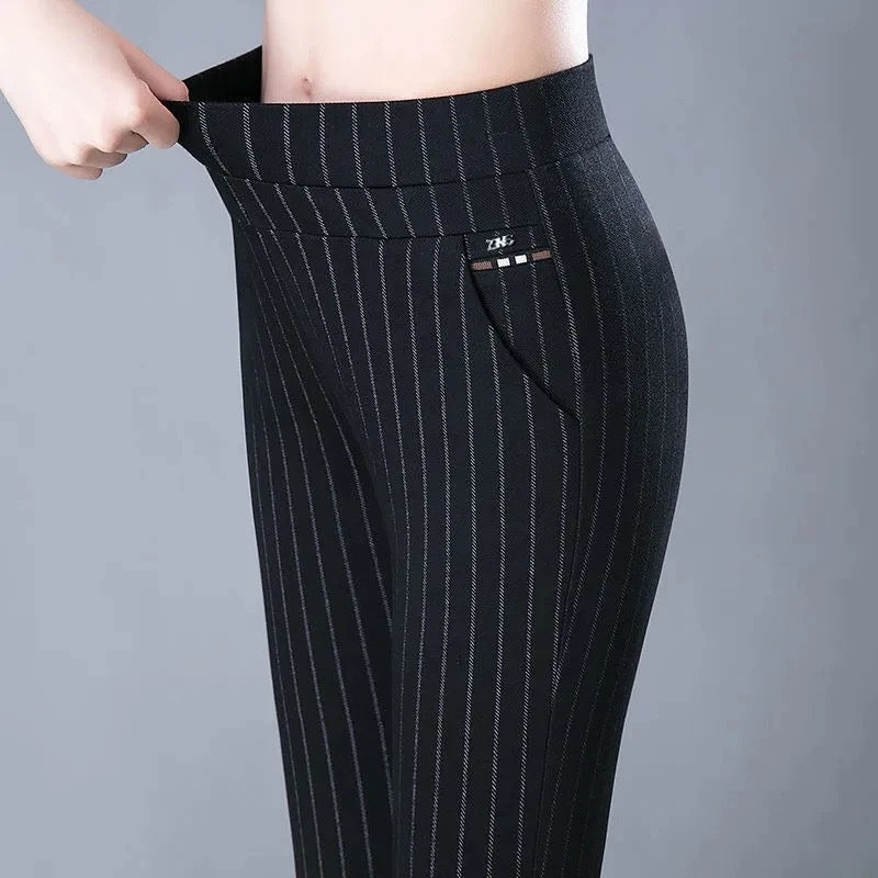 Damesbroek Hoge Taille Elastisch Ademend Materiaal Aansluitend 1