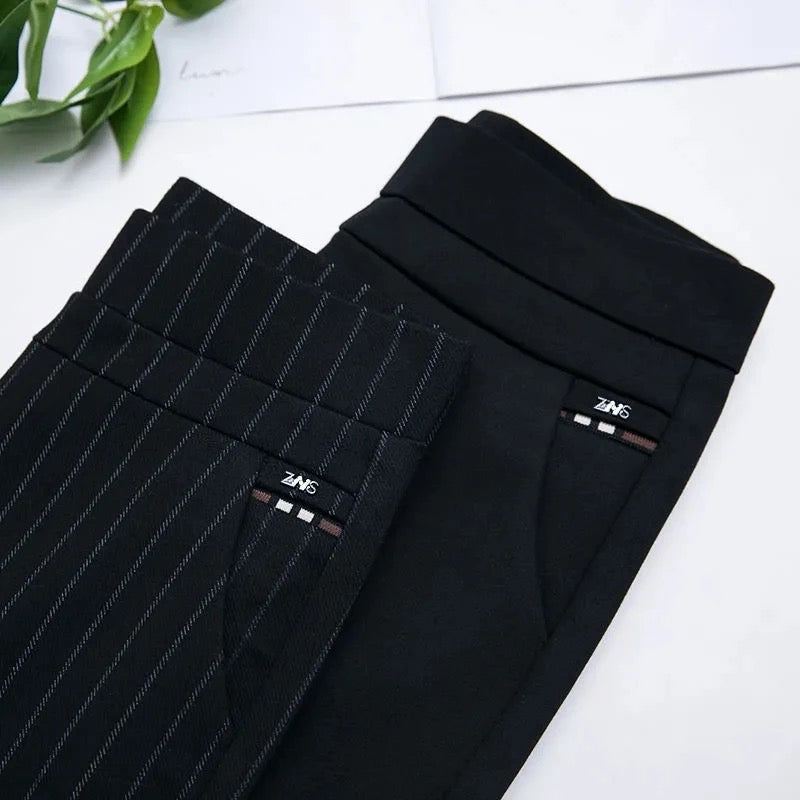 Damesbroek Hoge Taille Elastisch Ademend Materiaal Aansluitend 4