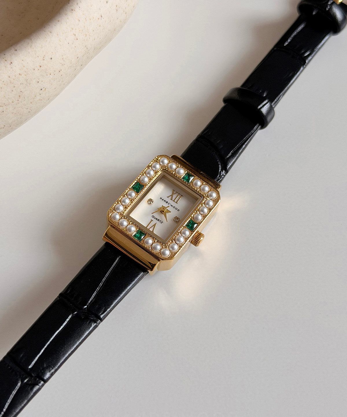 Dameshorloge met Quartz Uurwerk en Zirkonia Accenten 4