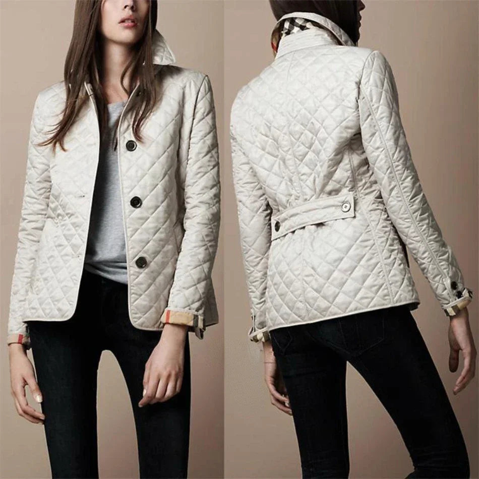 Damesjack Gewatteerd Casual Stijl 3