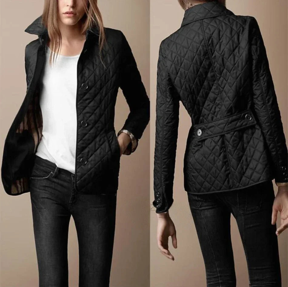 Damesjack Gewatteerd Casual Stijl 4