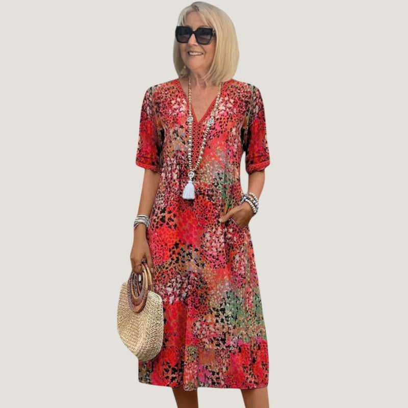 Damesjurk in bohemian stijl voor de zomer, casual en licht design 3