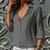 Variant image for Dames Blouse Elegante Stijl Comfortabele Stof-15