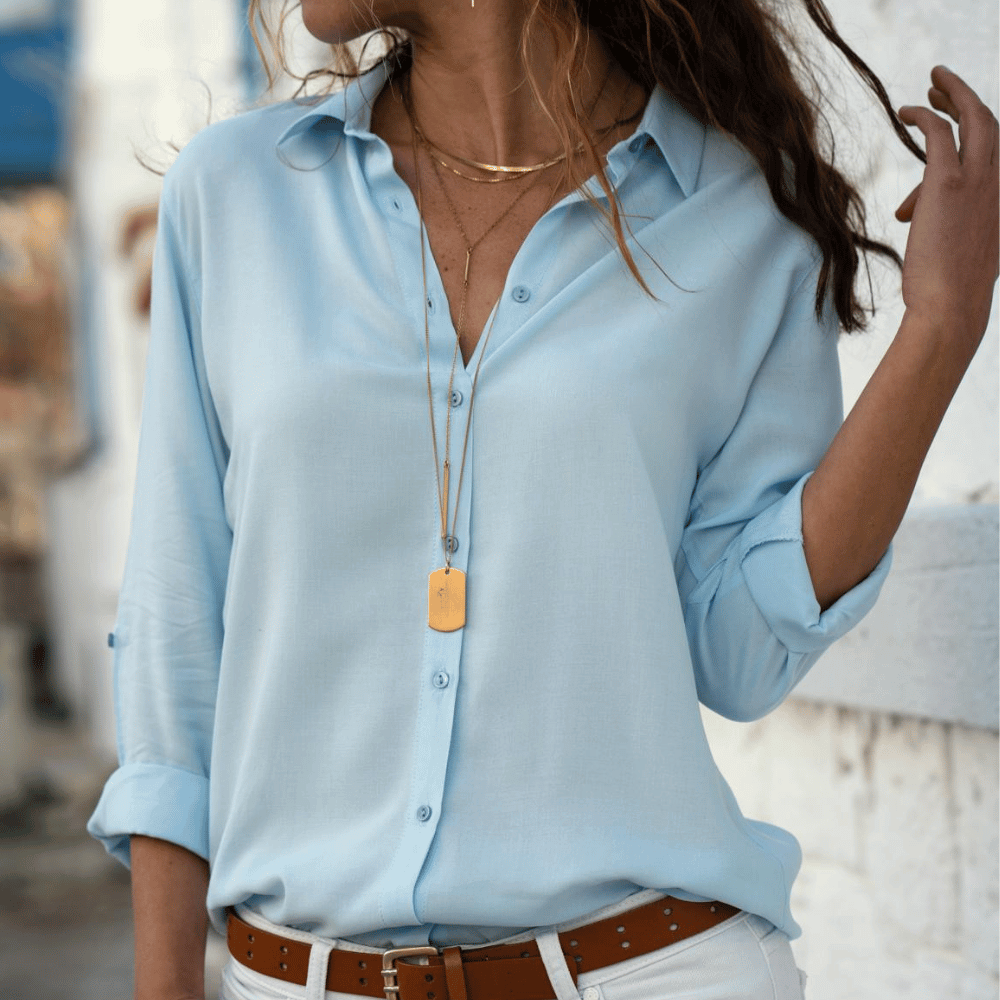 Variant image for Dames Blouse Elegante Stijl Comfortabele Stof-36