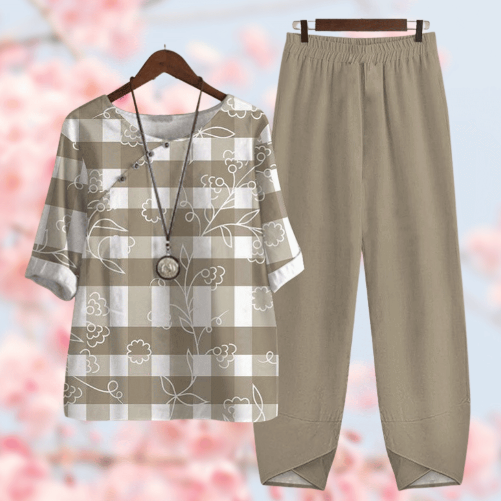 Variant image for Dames Set Elegante Comfortabele Hoogwaardige Stoffen-28