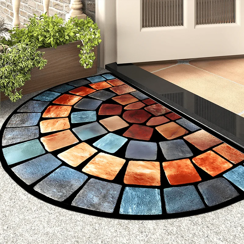 Deurmat Mediterrane Mozaïekstijl met Antislip 0
