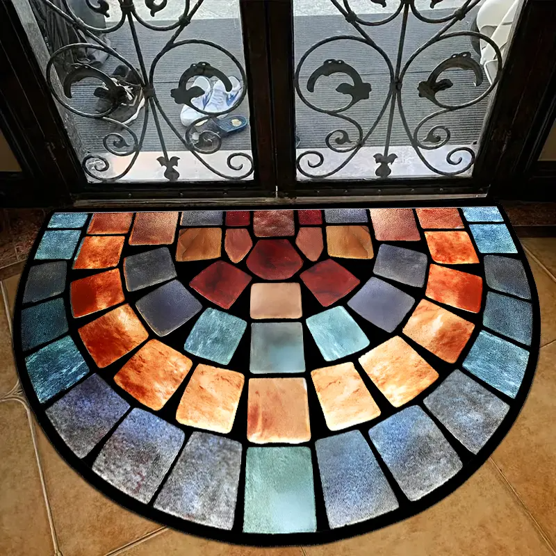 Deurmat Mediterrane Mozaïekstijl met Antislip 3