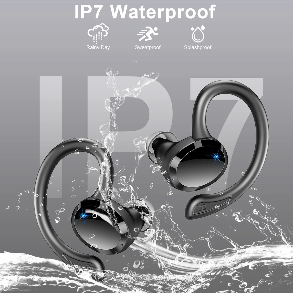 Draadloze Bluetooth Oordopjes met In-ear Ontwerp en Waterdichte Functie 5
