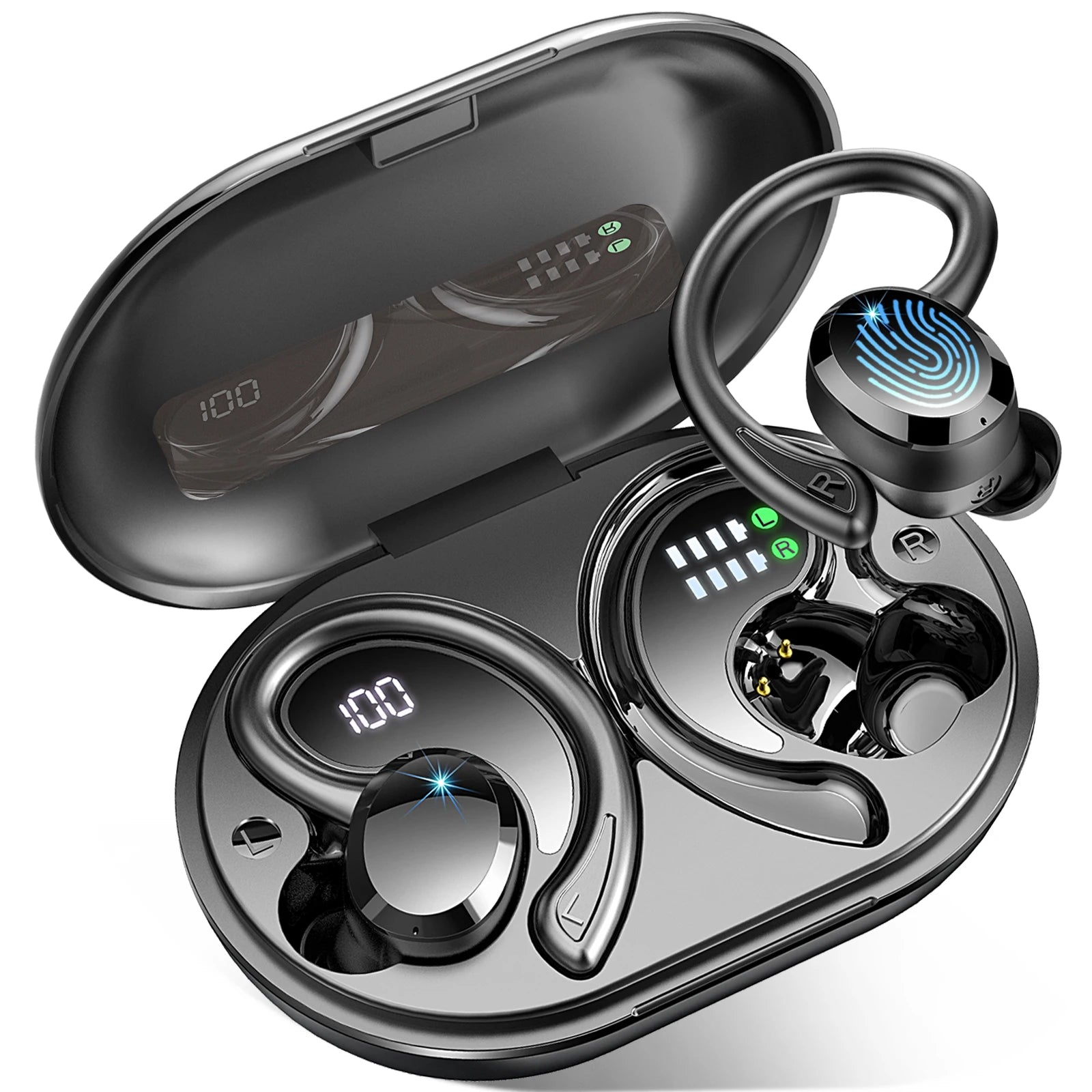 Draadloze Bluetooth Oordopjes met In-ear Ontwerp en Waterdichte Functie 7