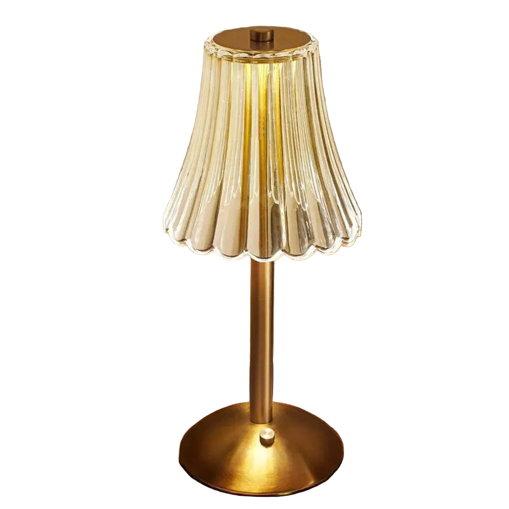 Draadloze Tafellamp Vintage Stijl met Kristallen Kap en Verstelbare Kleurtemperatuur 4