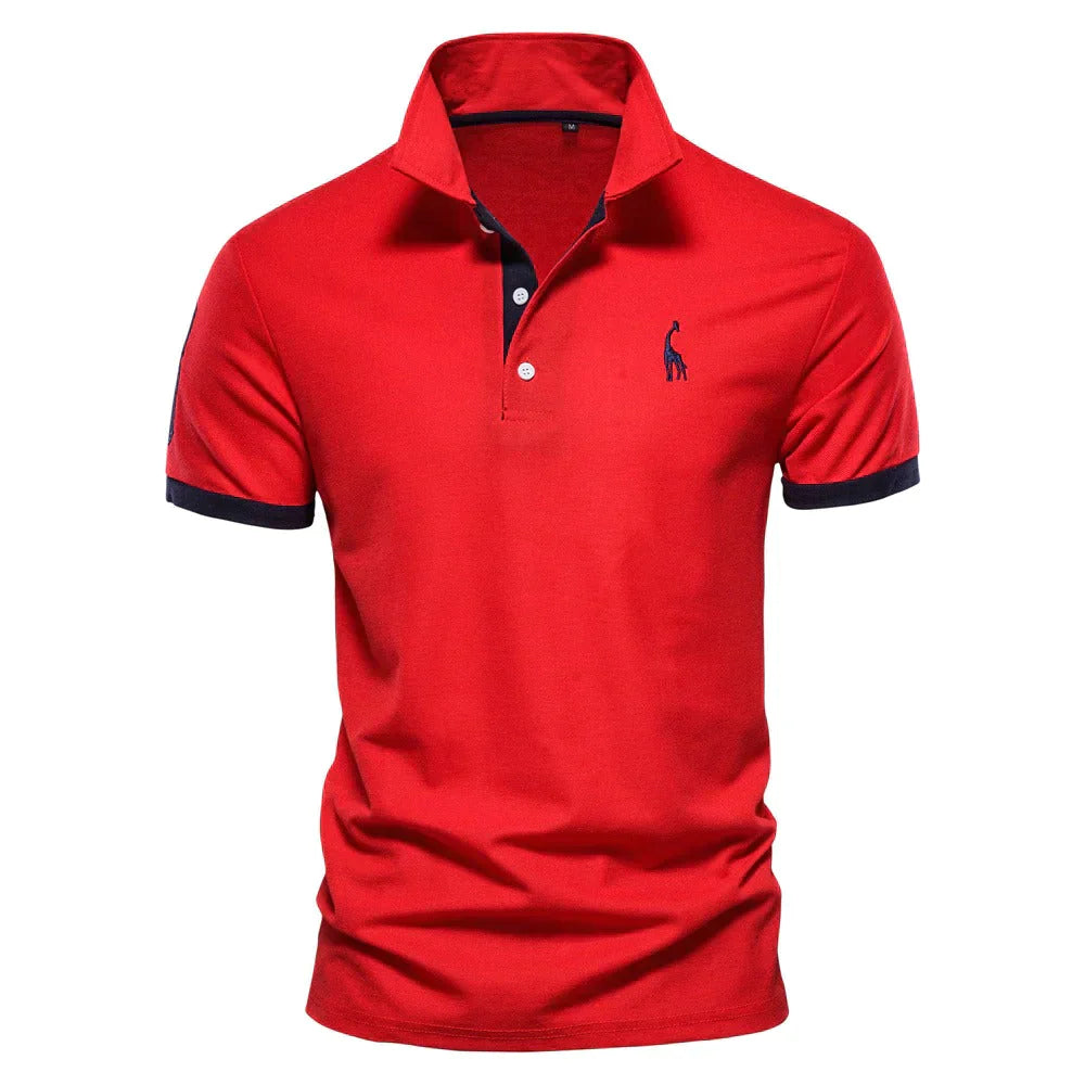 Variant image for Heren Poloshirt Klassiek Comfortabel Katoen Casual-25