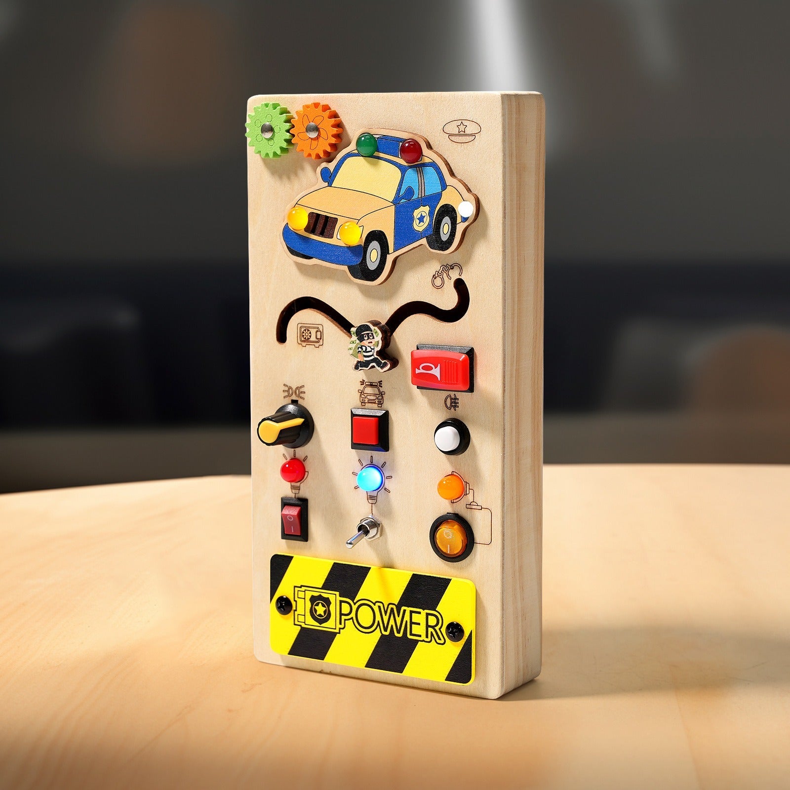 Educatief Activiteitenbord voor Peuters met LED-lampjes 1