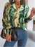 Dames Shirt Marmeren Ontwerp Casual Katoen-2
