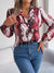 Variant image for Dames Shirt Marmeren Ontwerp Casual Katoen-33