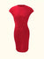 Zwarte Midi Jurk Dames Cirkelvormige Halslijn Lichtgewicht Elegante Stijl-6