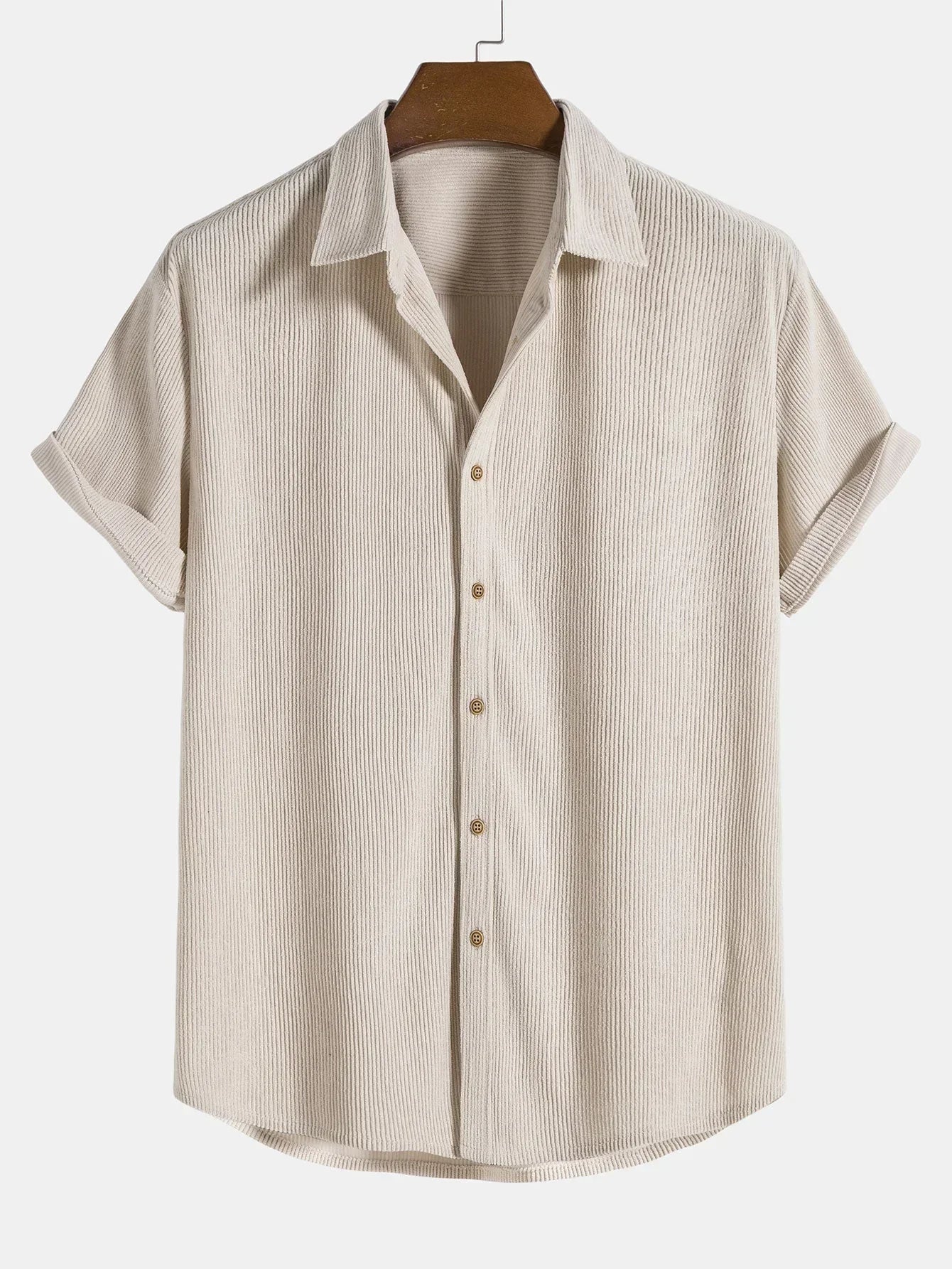 Heren T Shirt Lichtgewicht Stof Ademend Zomer Hemd-1
