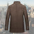 Heren Winterjas Met Vest Elegante Lange Snit Hoogwaardige Stof-6