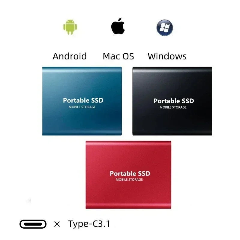 Externe SSD 128 TB Compact en Snel
