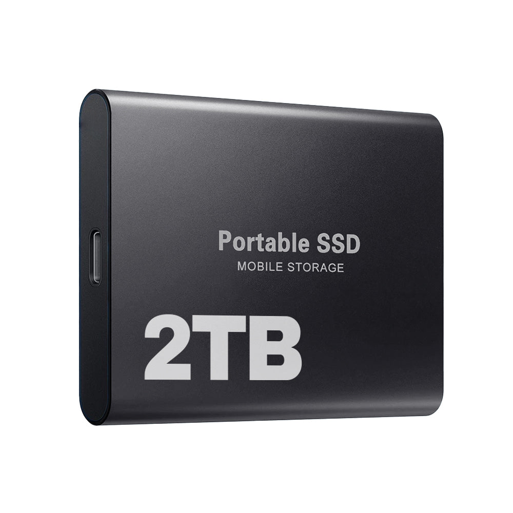 Externe SSD 2TB Snelle Opslag USB-C Draagbare Schijf