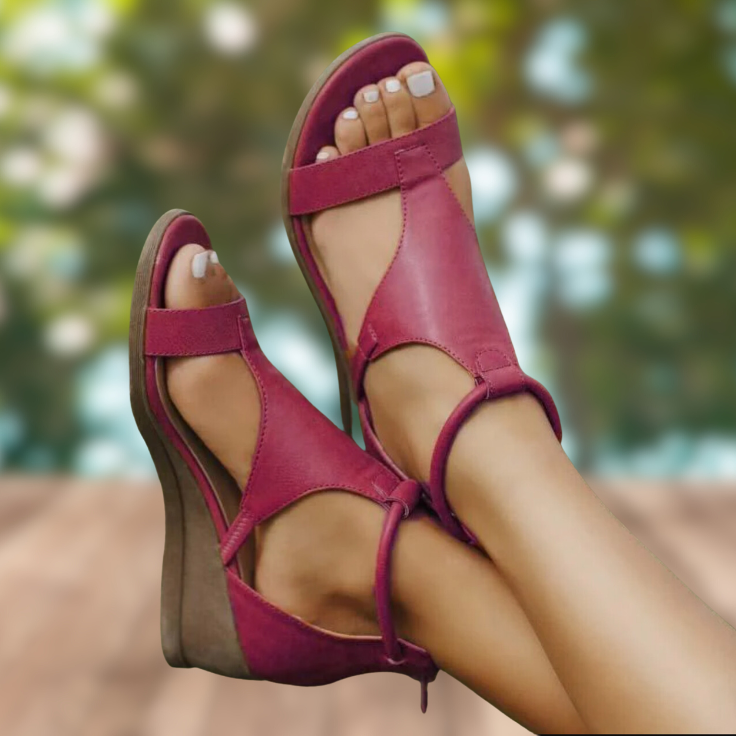 Variant image for Dames Sandalen Comfortabel Elegant Leer met Niet-Slipzool-35
