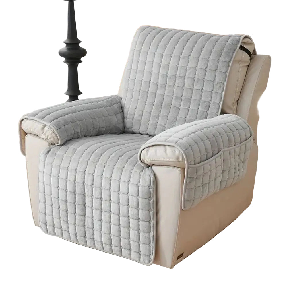 Fauteuilhoes met Pluche Roostertextuur 0