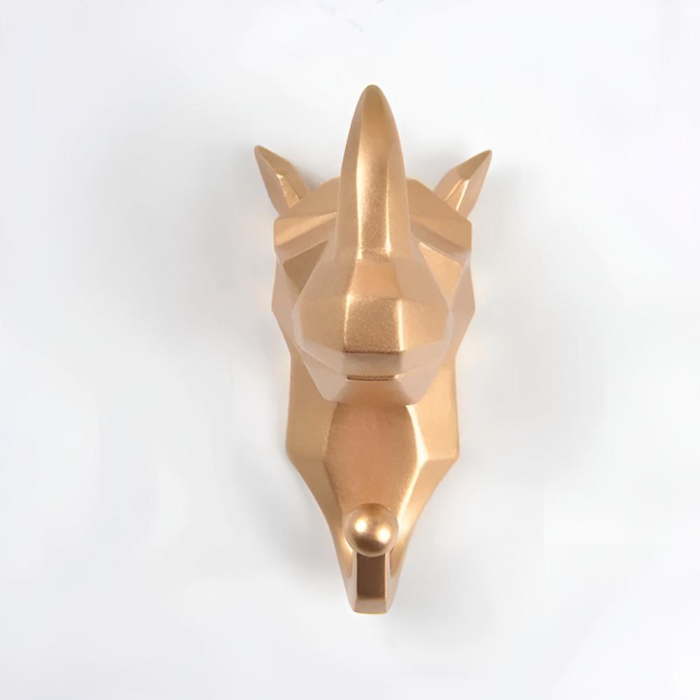 Geometrische Dierenkop Muurhaak Modern Design 10