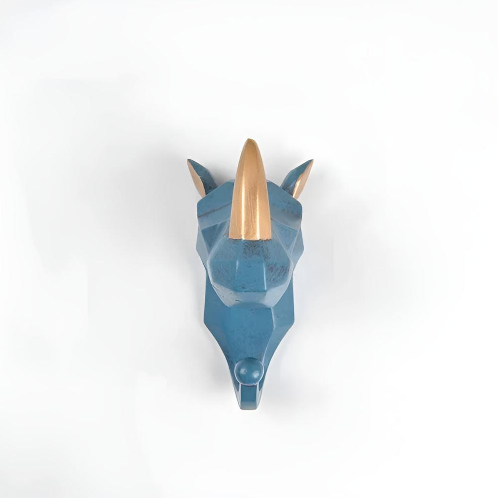 Geometrische Dierenkop Muurhaak Modern Design 12