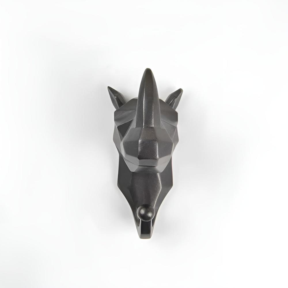 Geometrische Dierenkop Muurhaak Modern Design 6