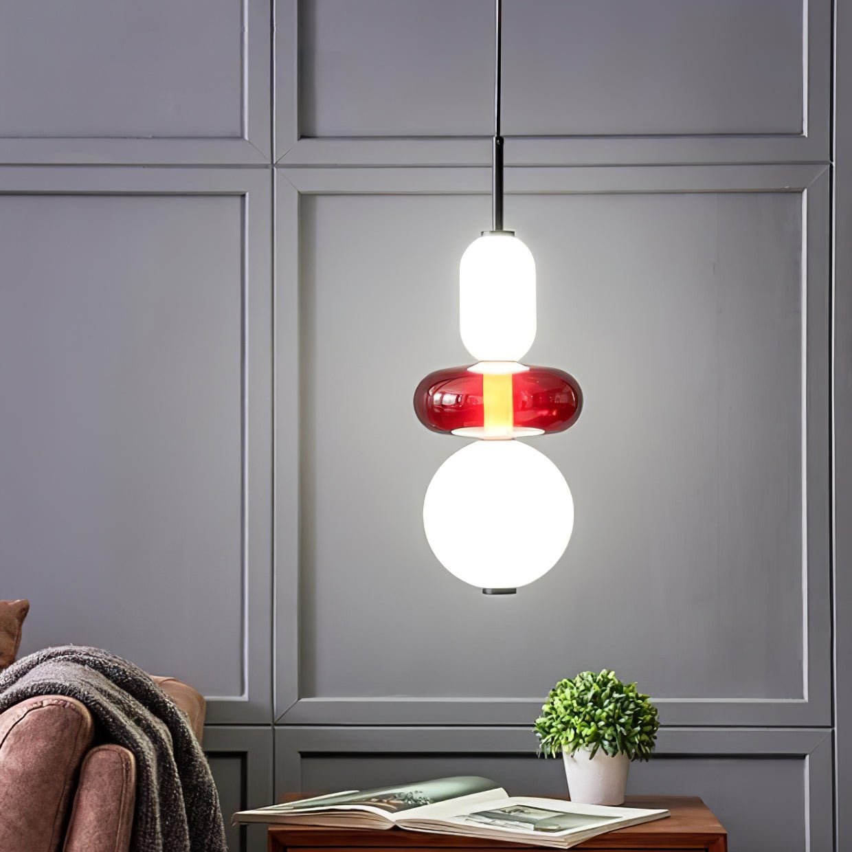 Glazen Hanglamp Modern Design 2