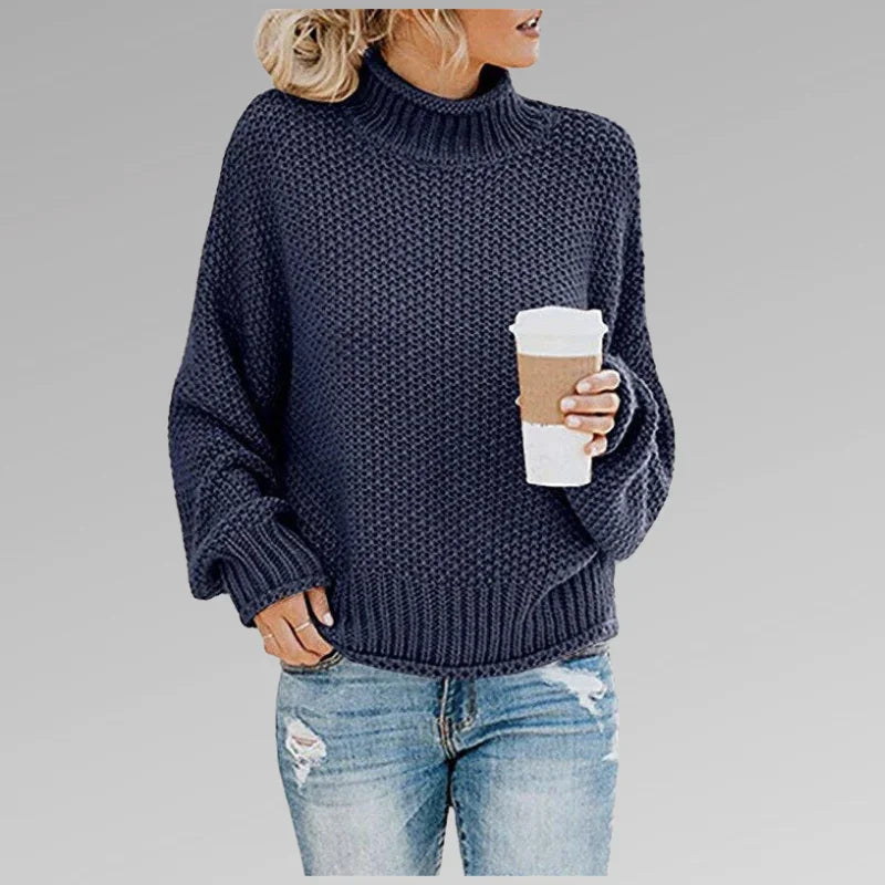 Groene Damestrui Hoge Hals Voor Casual en Chic Stijl 6