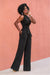 Dames Jumpsuit One-Shoulder Feestelijk Polyester Katoen-4