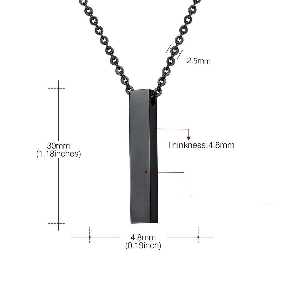 Cube Bar Hanger Ketting