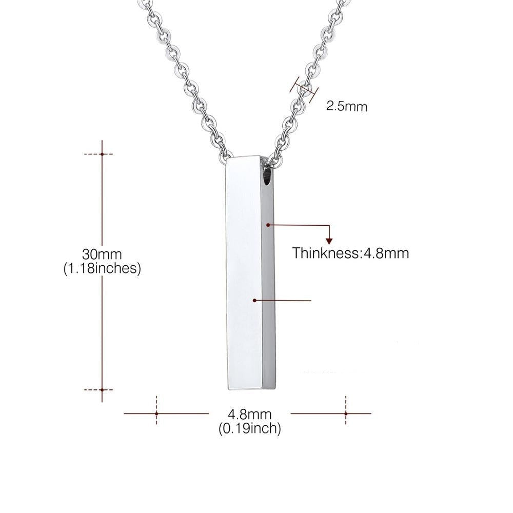 Cube Bar Hanger Ketting