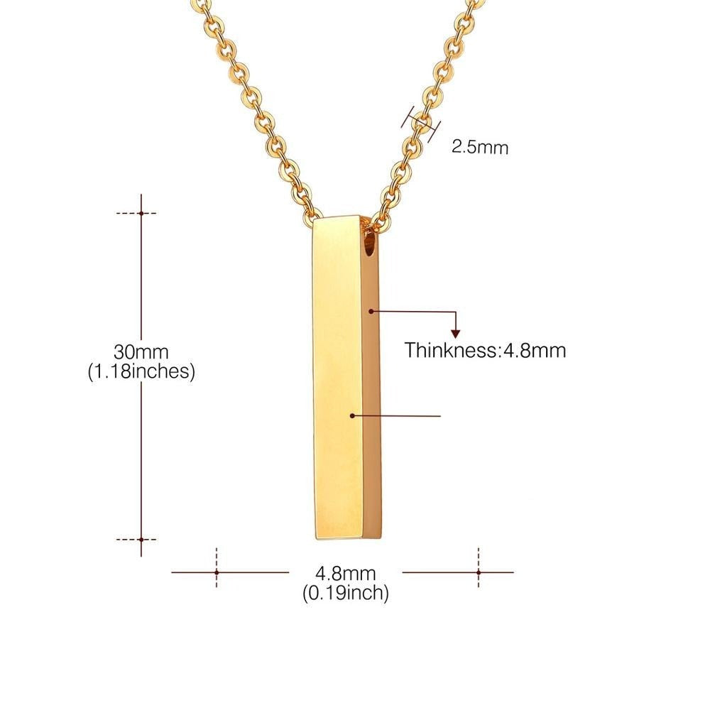 Cube Bar Hanger Ketting