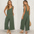 Dames Jumpsuit Feestelijk Mouwloos Wijde Pijpen Hoogwaardig Luchtig Materiaal-2