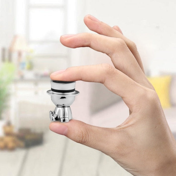 Kleine man magnetische telefoonhouder
