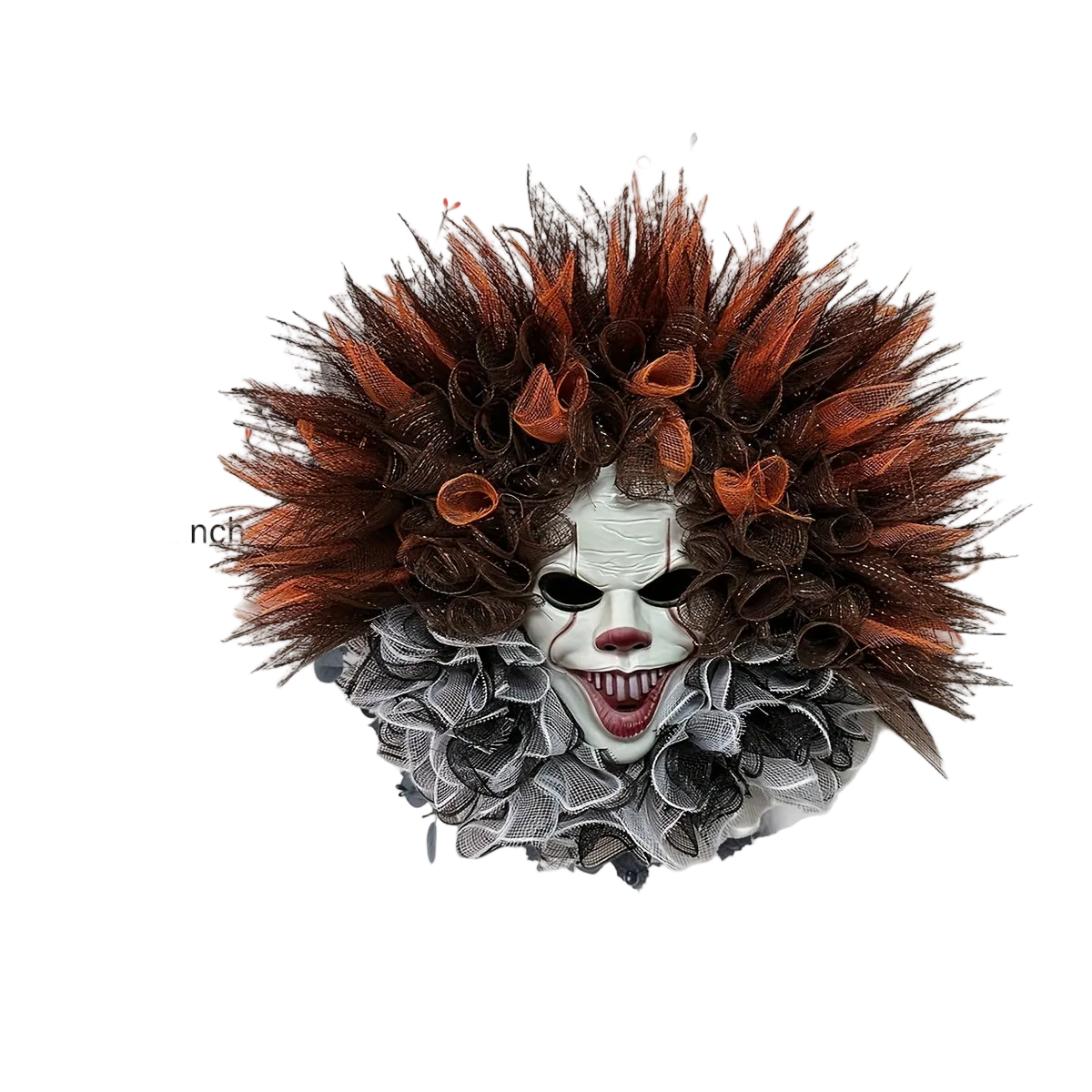 Halloween Deurdecoratie Clown Krans Griezelige Sfeer