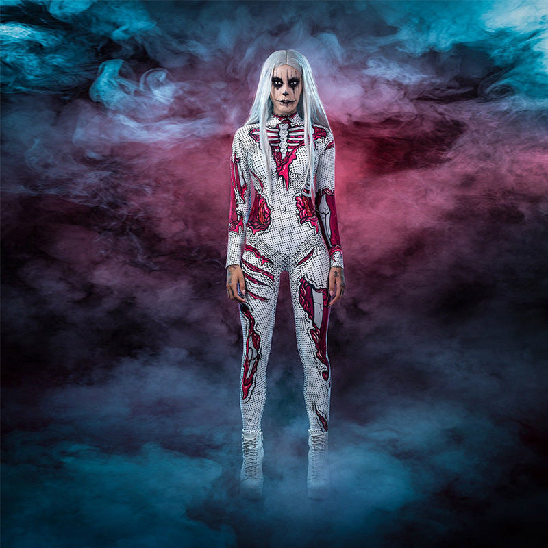 Halloween Kostuum Volledige Bedrukking voor Mannen en Vrouwen 0