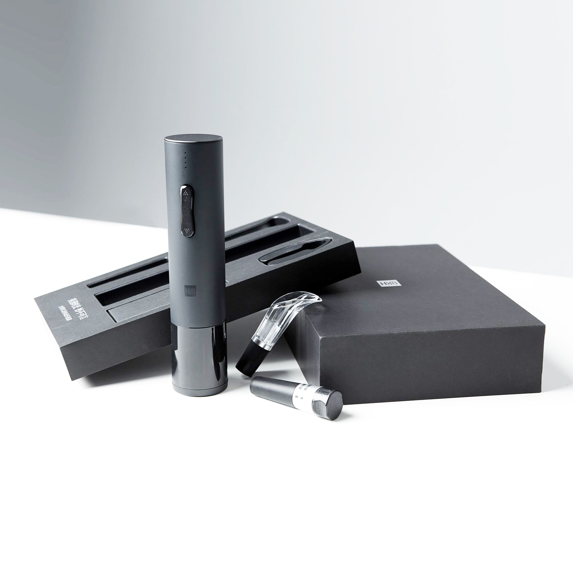 Automatische Wijnkurkentrekker Set