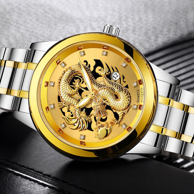 Ultradun Golden Dragon Horloge