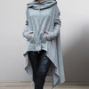 Vrouwen Asymmetrische Hoodie