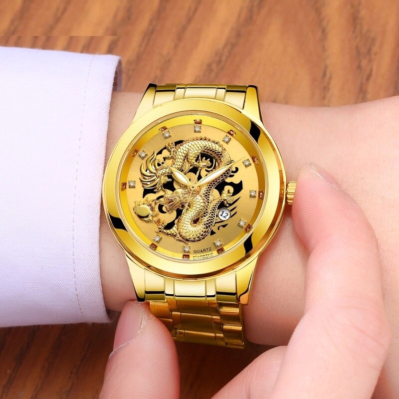 Ultradun Golden Dragon Horloge