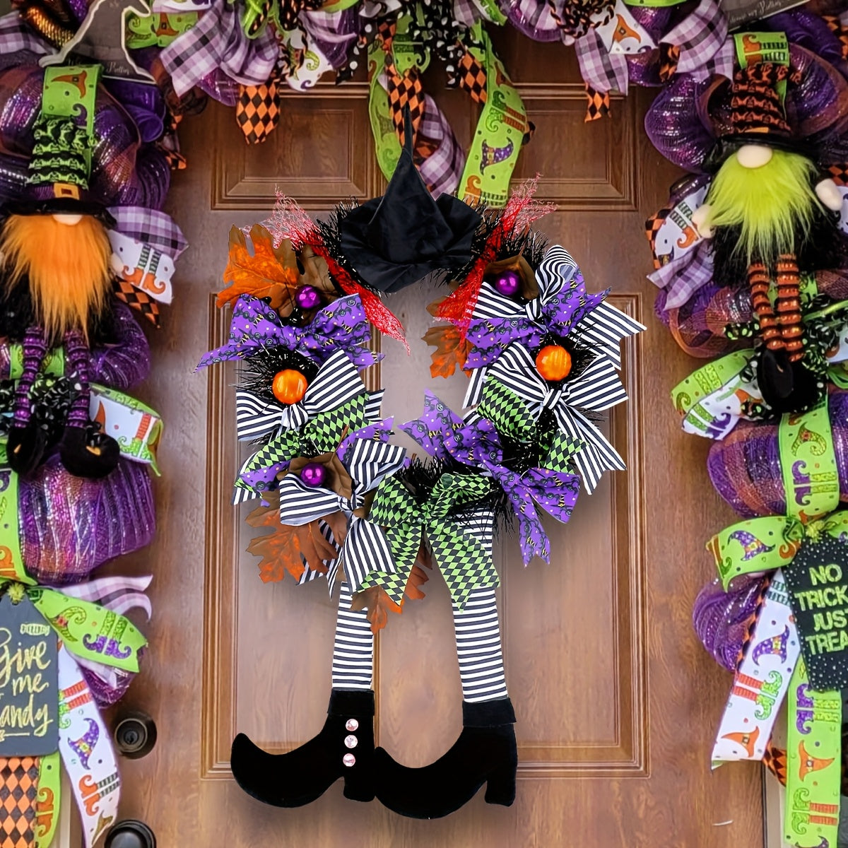 Heksenpoten Deurkrans voor Halloween Decoratie 2
