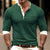Variant image for Heren Langzijdig Shirt Stijlvol Katoen Longsleeve-14
