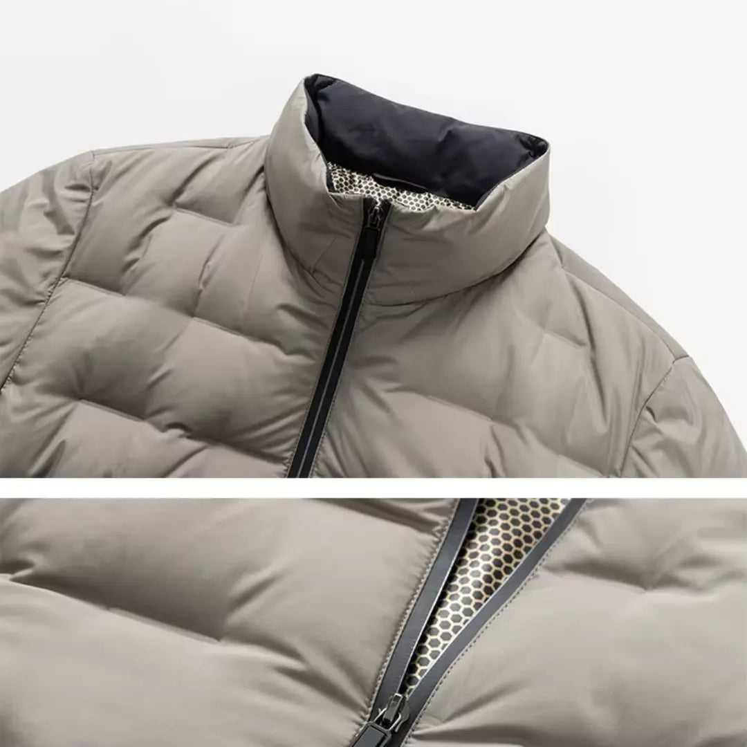 Heren All-Weather Jacket Met Minimalistisch Ontwerp 8