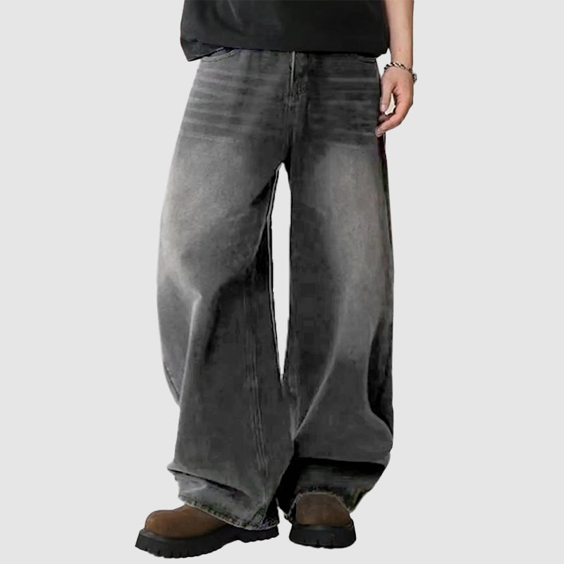 Heren Baggy Jeans Met Wijde Pijpen 1