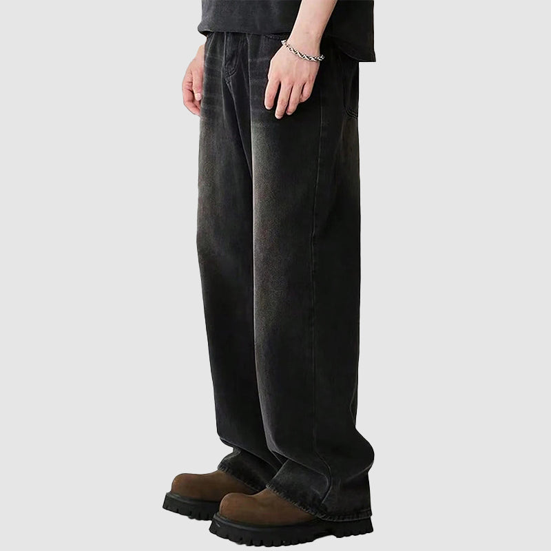 Heren Baggy Jeans Met Wijde Pijpen 5