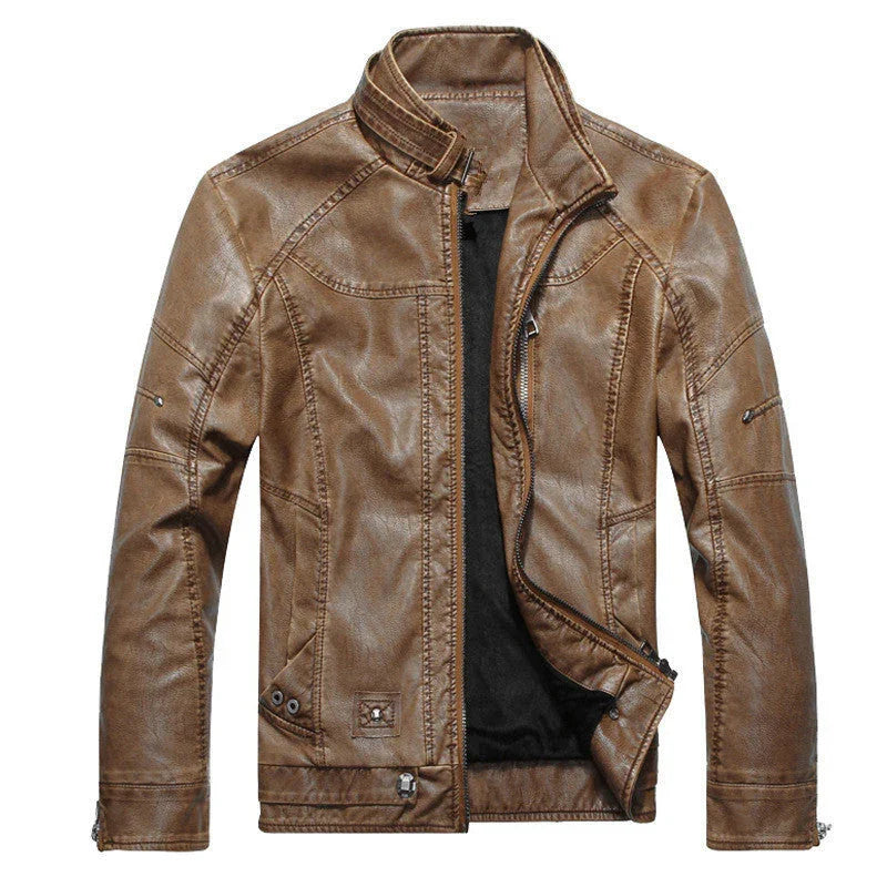 Heren Bikerjack Slim Fit Met Ritssluiting 0