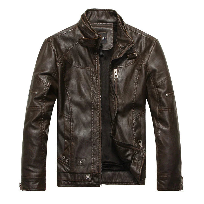 Heren Bikerjack Slim Fit Met Ritssluiting 1